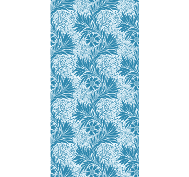 Complex Botanical Motif flower roller blind - TenStickers