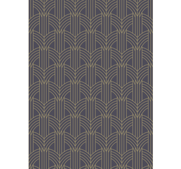 Art Deco style geo pattern Blind elegance - TenStickers