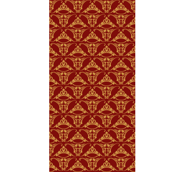 Ornate Traditional Pattern rustic roller blind - TenStickers