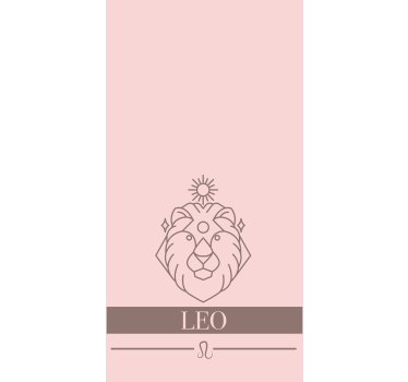 Lion Zodiac Symbol original roller blind - TenStickers