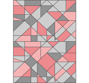 Geometric Shape Arrangement texture and pattern roller blind - TenStickers