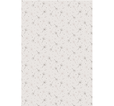 Dandelion Seed Pattern flowers and plants roller blind - TenStickers