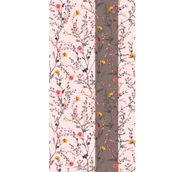 Beautiful aesthetic Flower roller blind - TenStickers