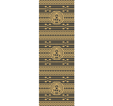 Geometric Patterned Circles roller blind - TenStickers
