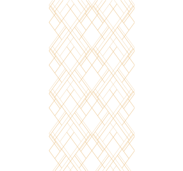 Geometric golden lines elegant roller blind - TenStickers