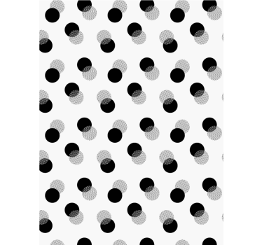 Roller Blind with Geometric Dots Design - TenStickers