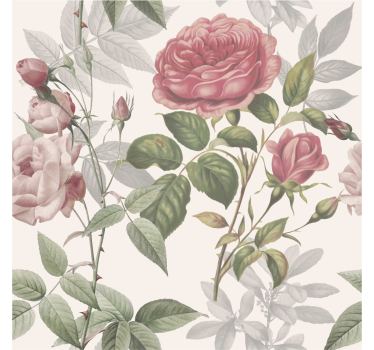 rose pattern Flower blind - TenStickers