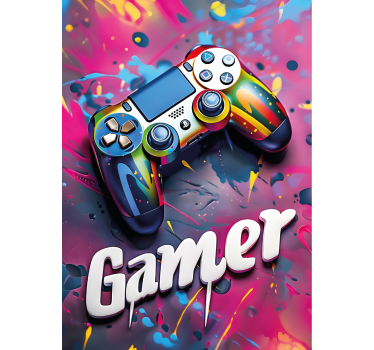 Colorful style geek roller blind - TenStickers