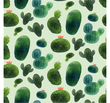Desert pattern cactus roller blind - TenStickers