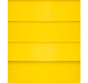 Dark shades with slats yellow blind - TenStickers