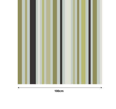 Linear green stripes modern roller blind - TenStickers