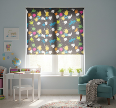 Children room roller blind color celebration - TenStickers