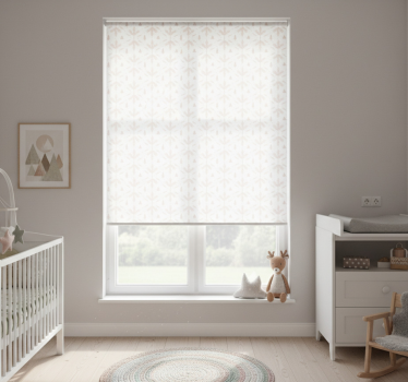 Children room roller blind nordic style seasons - TenStickers