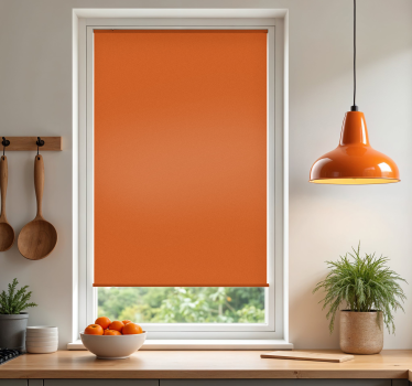 Citrus orange kitchen roller blind - TenStickers