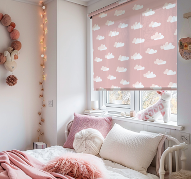 Cloudy Skies Pattern cloud roller blind - TenStickers