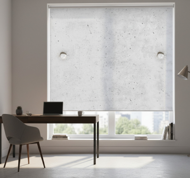 Concrete effect office roller blind - TenStickers