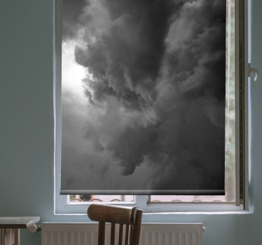 Dark sky with storm Cloud roller blind - TenStickers