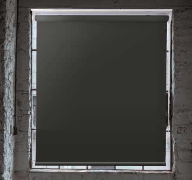 Darkened Window Covering opaque roller blind - TenStickers