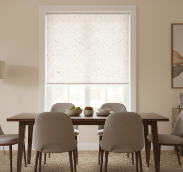 Dining room roller blind handcrafted in gold - TenStickers