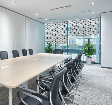 Elegant geometric pattern Modern roller blind - TenStickers