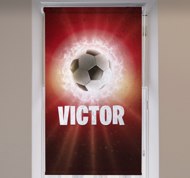 Fire ball with name Blind soccer - TenStickers