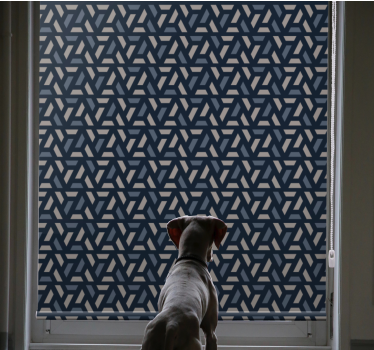 Geometric Composition Style modern roller blind - TenStickers