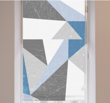 GEOMETRIC SHAPES ART modern roller blind - TenStickers