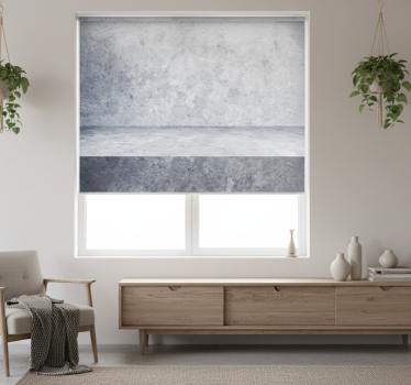 Gray roller blind bentonlook wallpaper 02 - TenStickers
