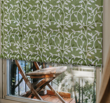 Green plants Blind elegance - TenStickers