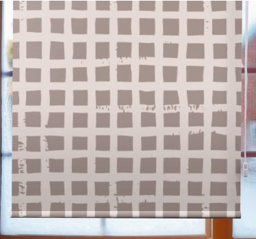 Grid pattern design texture and pattern roller blind - TenStickers