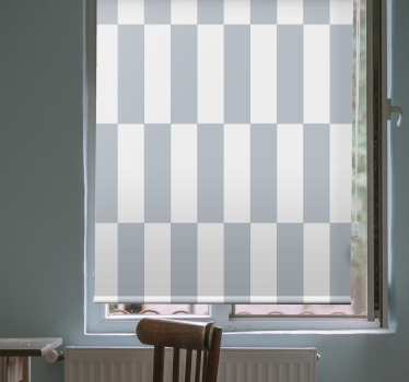 "Hampton Style" gray lines set Modern roller blind - TenStickers