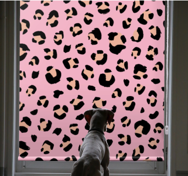 Leopard print patterns animal roller blind - TenStickers