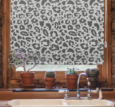 Leopard Spot Print animal roller blind - TenStickers