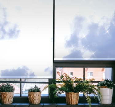 Light blue realistic sky Cloud roller blind - TenStickers