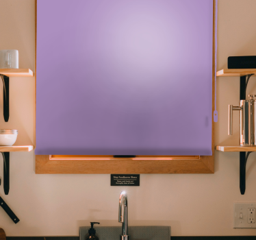 Lilac violet plain color Blind elegance - TenStickers