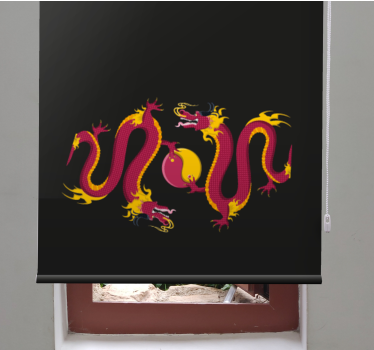 Majestic dragon design animal roller blind - TenStickers