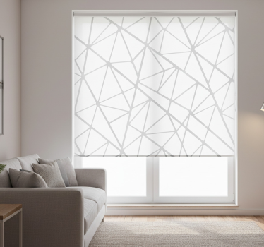 Modern roller blind artistic mural design - TenStickers