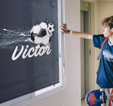 Original design with name Blind soccer - TenStickers