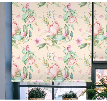 Original floral design Shade for balcony - TenStickers