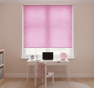 Pink roller blind with fabric texture - TenStickers