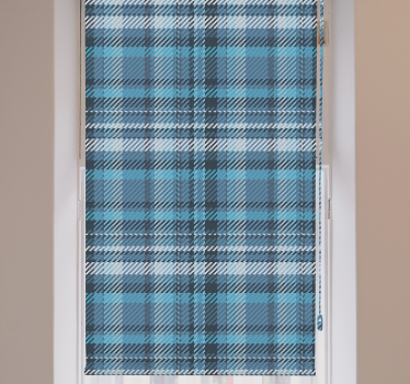 Plaid Patterned Design texture and pattern roller blind - TenStickers