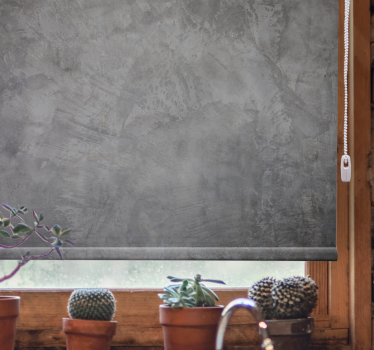 Texture and pattern roller blind concrete wall design - TenStickers