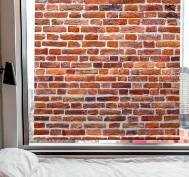 Texture and pattern roller blind rustic brick design - TenStickers