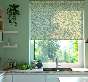 Thin branches Green blind - TenStickers