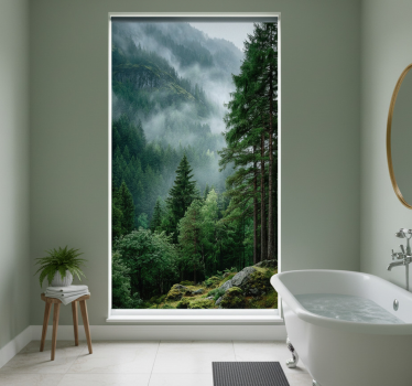 Tree roller blind the melancholy option - TenStickers