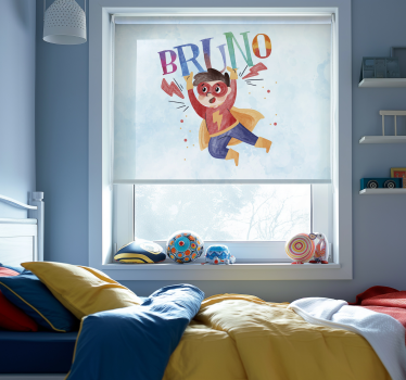 watercolor style with name Superhero blind - TenStickers