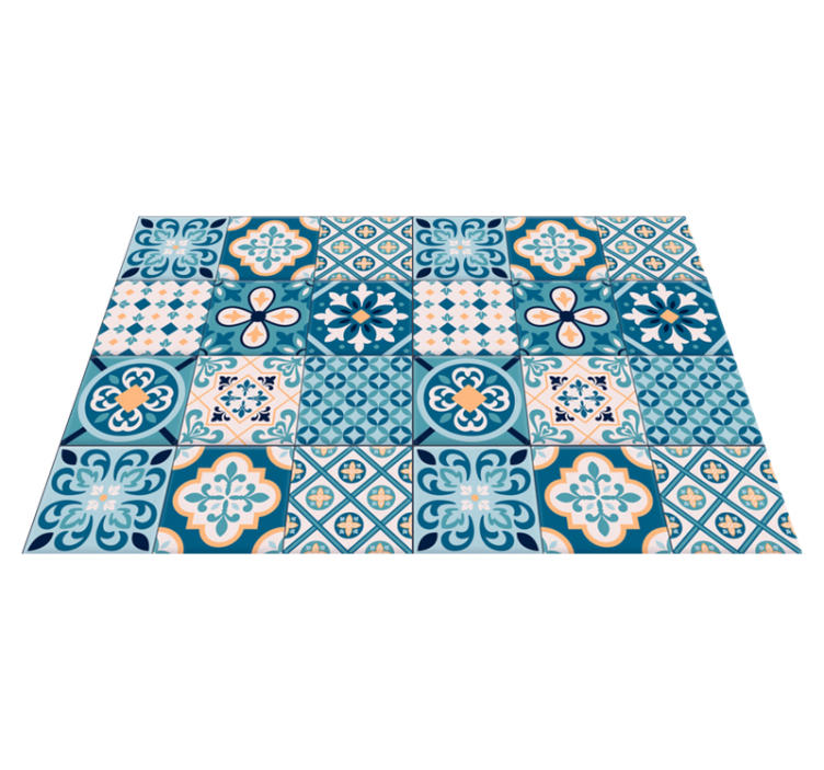 Turquoise Hydraulics original placemat - TenStickers