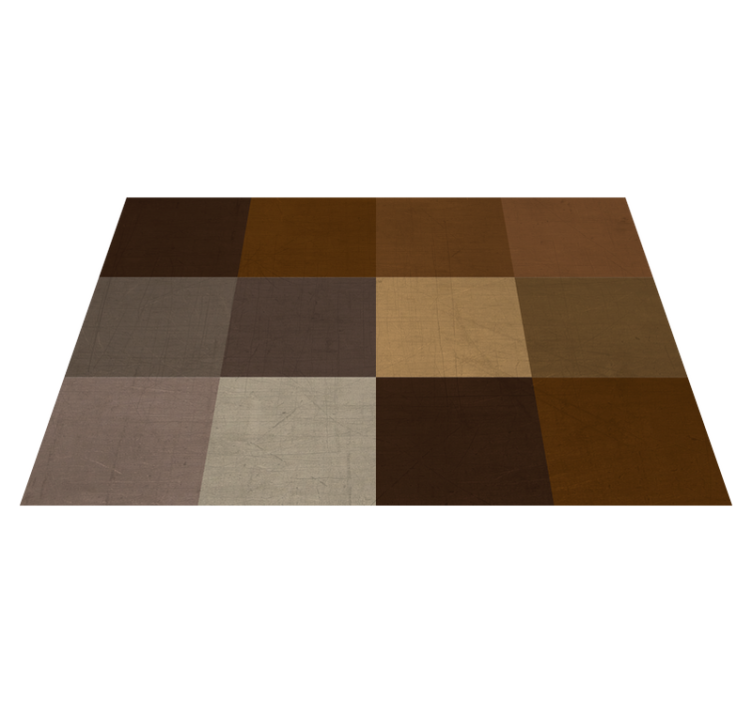 Brown squares pattern elegant placemats - TenStickers