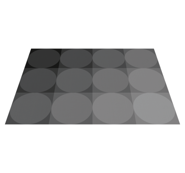 Placemat with delicate circular design - TenStickers