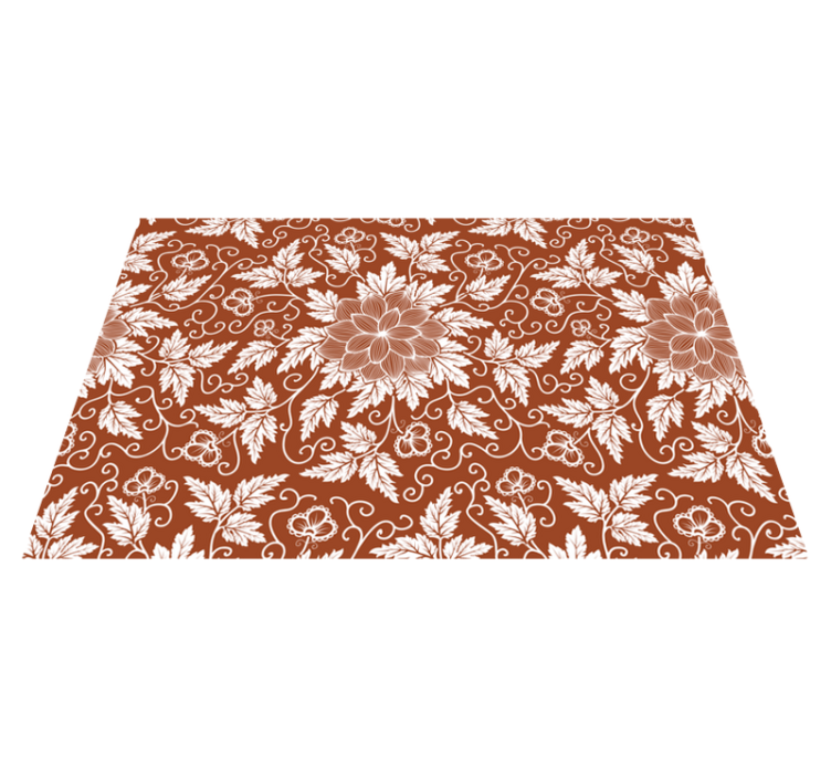 Floral Paisley Tile paisley placemats - TenStickers